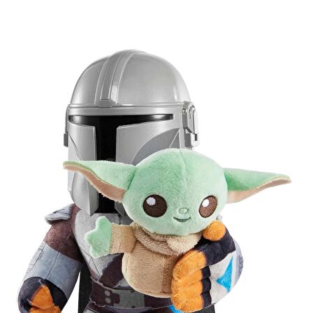 Star Wars Mandalorian Sesli Pelüş Figür HNT52