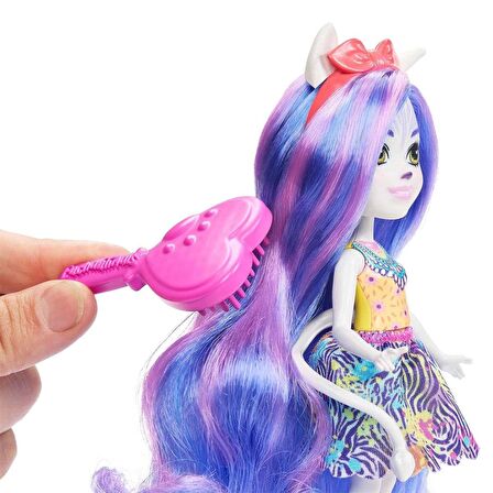 HNV28 Enchantimals Glam Party Zebra Zemirah ve Grainy