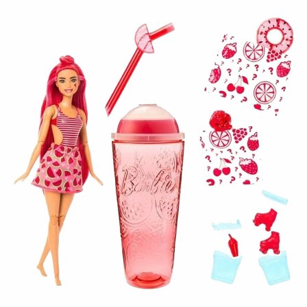 Barbie Pop Reveal Meyve Serisi - 8 Sürprizli ve Slime Eğlenceli Kokulu Bebek Seti