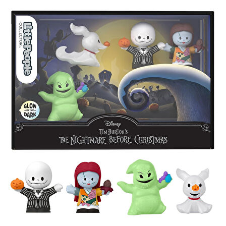 Little People Collector Disney Tim Burton Noel Gecesi Kabusu HNW96