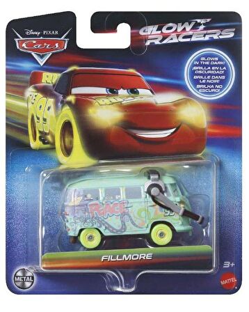 Disney Cars Karanlıkta Parlayan Yarışçılar Tekli Karakter Araçlar Fıllmore  HPG80