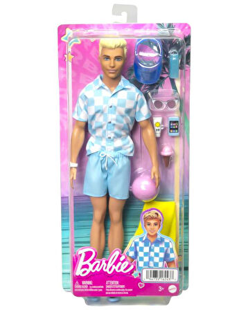 Mattel Barbie Plaj Günü Oyun Seti Ken HPL74 