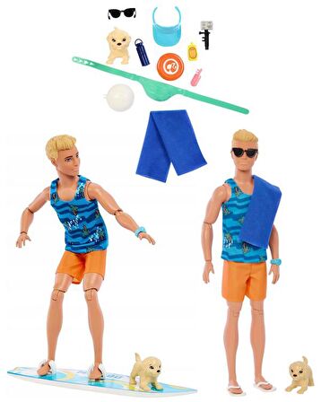 Barbie Ken Sörf Yapıyor Oyun Seti HPT50