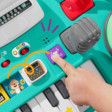 Fisher-Price Sesli ve Işıklı Eğlenceli DJ Aktivite Masası HRB61