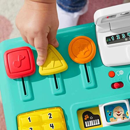 Fisher-Price Sesli ve Işıklı Eğlenceli DJ Aktivite Masası HRB61