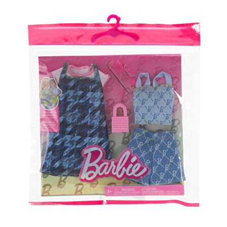 Barbie nin Kıyafet Koleksiyonu 2 li Paketler GWF04-HRH45
