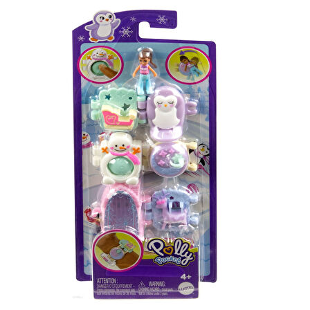 Polly Pocket Bileklik Olabilen Sevimli Oyun Setleri HKV67-HRJ80