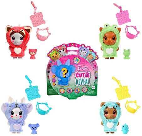 Barbie Cutie Reveal Hayvancıklar ve Kostümleri Sürpriz Paket HRK32 