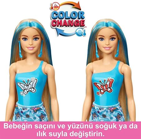 Barbie Color Reveal Gökkuşağı Serisi HRK06 Lisanslı Ürün