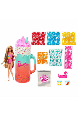 Barbie Pop Reveal Sürpriz Bardak Oyun Seti: 15 Sürprizle Dolu, Renk Değiştiren ve Kokulu Barbie Eğlencesi!