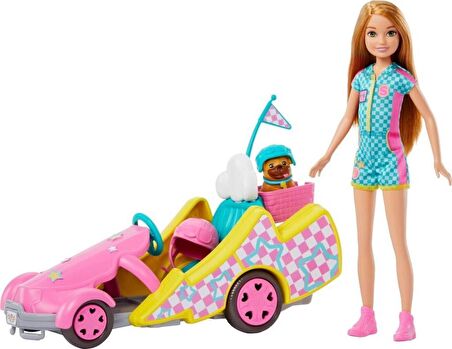 Barbie Stacie Go Kart HRM08 Lisanlı Ürün