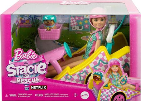 Barbie Stacie Go Kart HRM08 Lisanlı Ürün