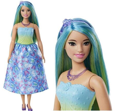 Barbie Prenses Bebek Mavi HRR07 HRR11 Lisanslı Ürün