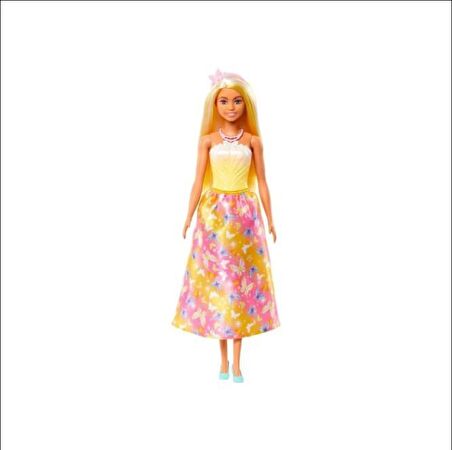 Barbie Prenses Bebek Sarı HRR07 HRR09 Lisanslı Ürün