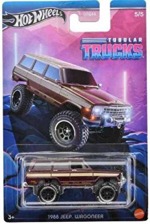 Hot Wheels Tubular Trucks 1988 Jeep Wagoneer HRR99