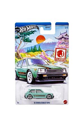 Toyota Starlet KP61 Green JDM HWR57 / HRT02