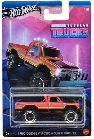 Hot Wheels Tubular Trucks 1980 Dodge Macho Power Wagon HRR95