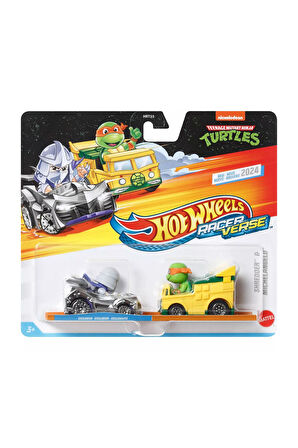 Hot Wheels Racerverse İkili Arabalar Shredder and Shredder Car HRT84