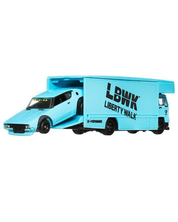 Hot Wheels Car Culture Team Transport Nissan Skyline 2000Gt R Lbwk Fleet Flyer HRV45
