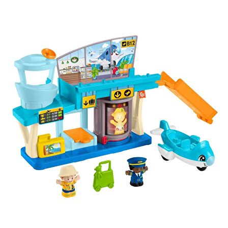 Fisher Price Little People Eğlenceli Havaalanı Oyun Seti HTJ26