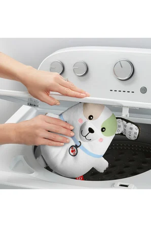 Fisher-Price Sevimli Köpekçik Uyku Arkadaşı, yenidoğanlar için pelüş bebek oyuncağı HTJ68