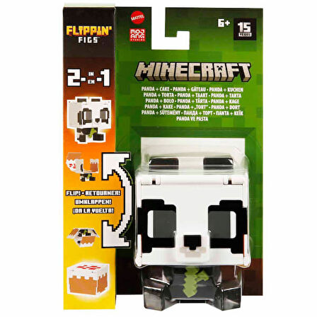 Minecraft Flipping' Figs 2in1 Dönüşen Figür HTL43 HTL48 Panda ve Cake