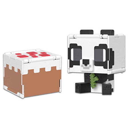 Minecraft Flipping' Figs 2in1 Dönüşen Figür HTL43 HTL48 Panda ve Cake