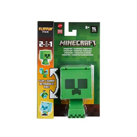 FABBATOYS Minecraft Flippin' Figs 2si 1 Arada Figürler