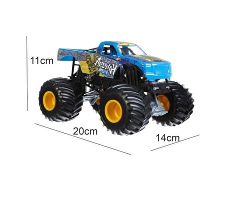 Hot Wheels Monster Trucks 1:24 Podium Crasher FYJ83 HTM92 Lisanslı Ürün