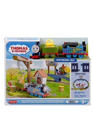 Fisher Price Thomas ve Arkadaşları Boya Teslimatı Motorlu Tren Seti HTN34