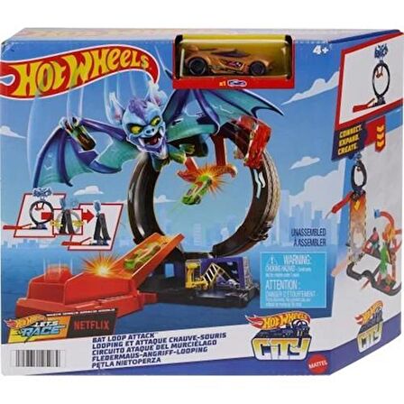 Hot Wheels Yarasa Döngü Saldırısı HDR29 HTN78 Lisanslı Ürün