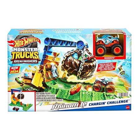 HTP18 Hot Wheels Monster Trucks Arenada Rhinomite Mücadelesi