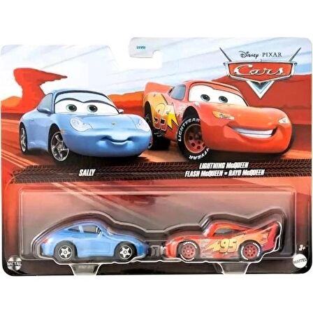 Disney Pixar Cars 2'li Cars Sally - Lıghtnıng Mcqueen 2'li Araba DXV99-HTX07