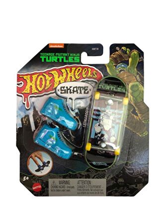 Hot Wheels Parmak Kaykay Leonardo HMY18 HVK32 Lisanslı Ürün