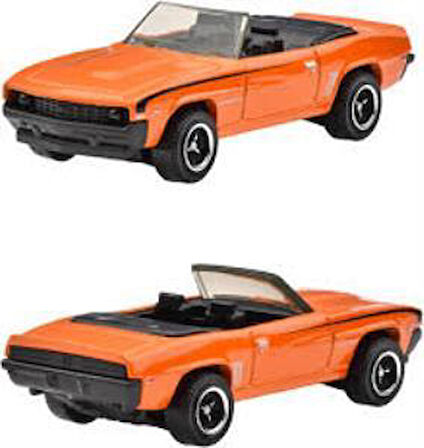 Matchbox American Convertible Temalı Arabalar - 1969 CAMARO SS 396 CONVERTIBLE