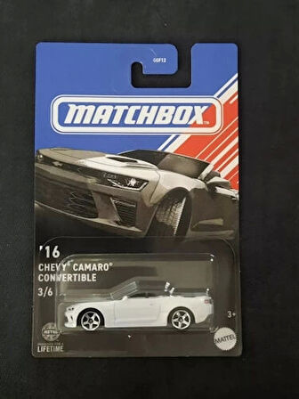 Matchbox Amerikan Cabrio Serisi - 16 Chevy Camaro Convertible 3/6