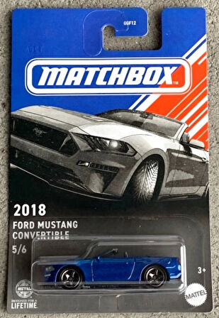 Matchbox Amerikan Cabrio Serisi - 2018 Ford Mustang Convertible 5/6