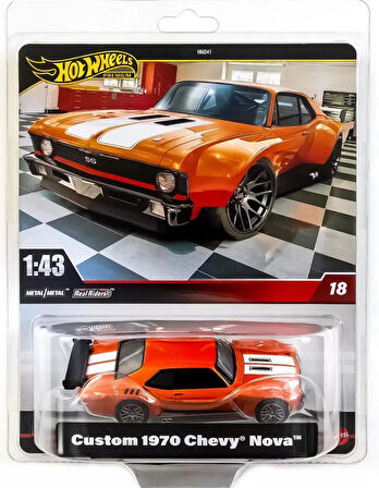 Hot Wheels Premium CUSTOM 1970 CHEVY NOVA HWG03 - HMD44