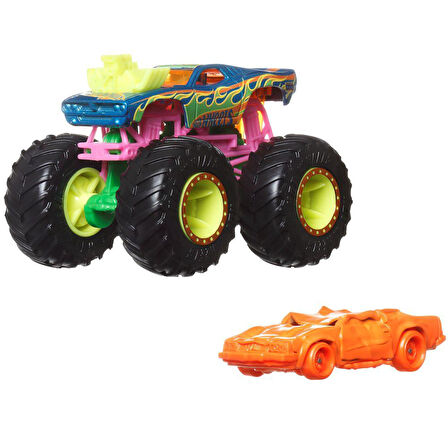 Hot Wheels Monster Trucks ve Araba Seti 1:64 Arabalar RODGER DODGER GRH81-HWN37