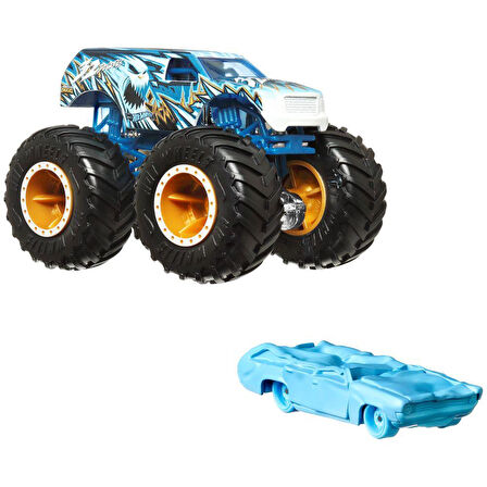 Hot Wheels Monster Trucks ve Araba Seti 1:64 Arabalar 32 Degrees GRH81-HWN35