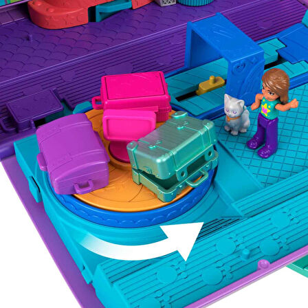 Polly Pocket Minik Kedi Hava Yolları Oyun Seti HWP19