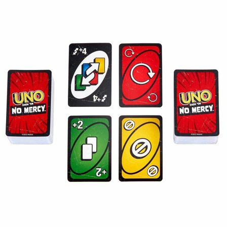Mattel Games UNO No Mercy Kart Oyunu - Şimdiye Kadarki En Acımasız UNO