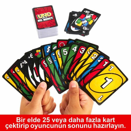 Mattel Games UNO No Mercy Kart Oyunu - Şimdiye Kadarki En Acımasız UNO