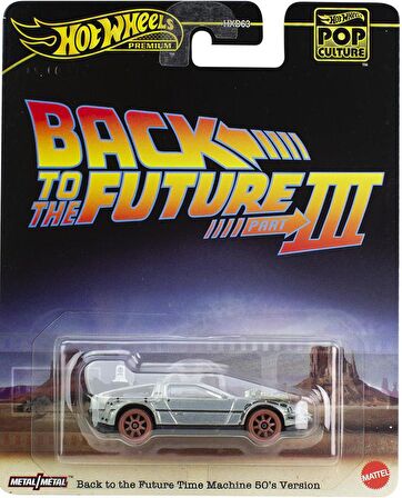 Hot Wheels Premium Pop Culture Back To The Future Time Machine HXD99