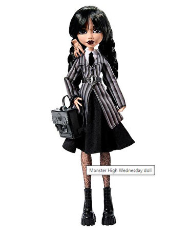 MONSTER HIGH WEDNESDAY ADDAMS OKUL ÜNİFORMALI  HXJ04