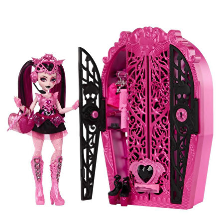 Monster High Skulltimate Secrets Monster Mysteries Oyun Seti, 19+ Sürprizli Draculaura Bebek 4. SERİ