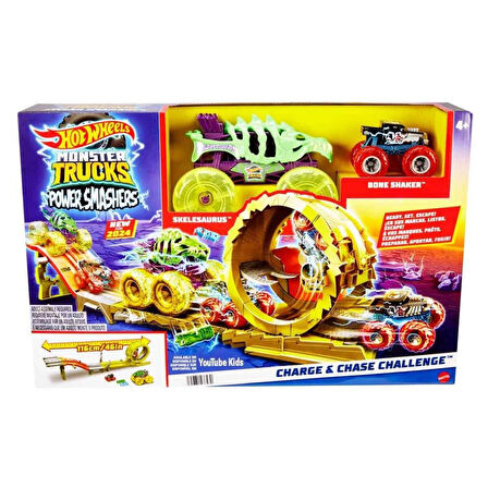 Hot Wheels Monster Trucks Power Smashers HXT05 Lisanslı Ürün
