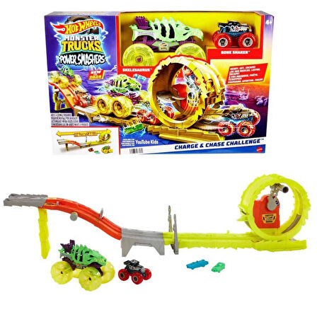 Hot Wheels Monster Trucks Power Smashers HXT05 Lisanslı Ürün