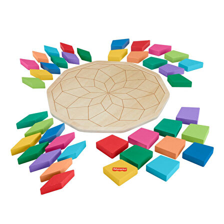 HXT94 Fisher-Price Ahşap Mandala Yapboz