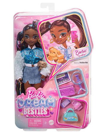 Barbie Dream Besties Barbie Brooklyn Bebek ve Aksesuarları HYC22